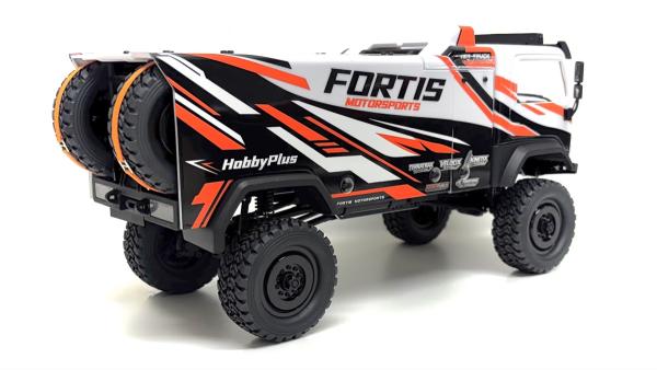 Hobby Plus 1:18 "DKR-4 Fortis" Rally Truck brushed RTR - White